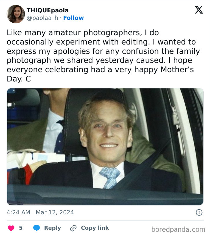 Someone Edited Prince Philip’s Face