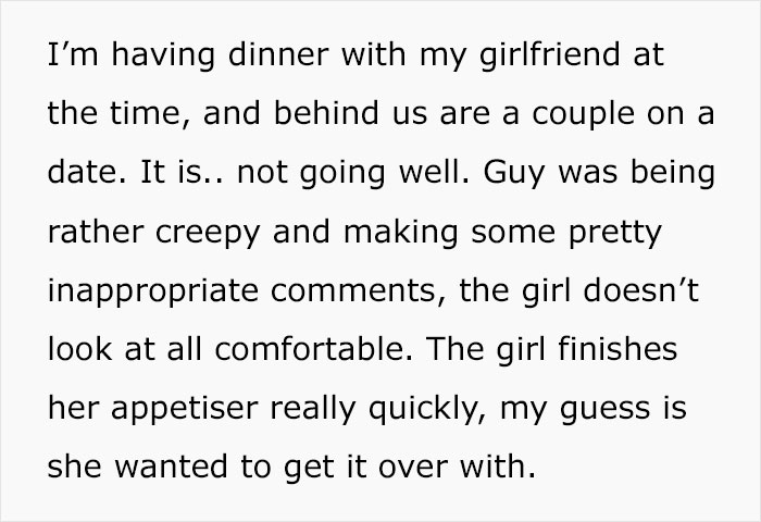 &ldquo;By God, I Wanted To Be This Guy&rdquo;: Man Sees Friendly Cop Putting Creepy Date in His Place