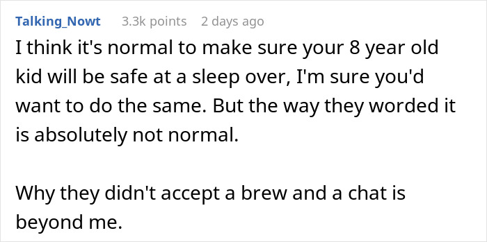 &ldquo;My Daughter Wants To Have A Sleepover - Her Friend&rsquo;s Parents Want To Do A Full Inspection&rdquo;