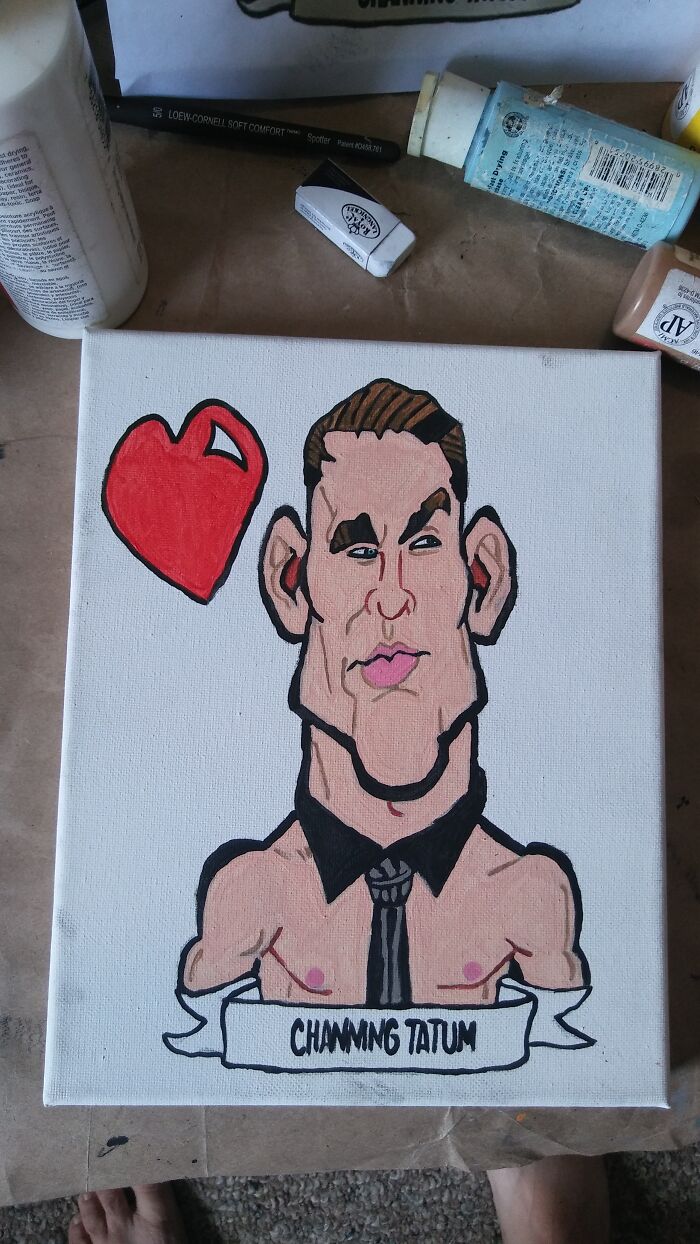 Friend Said She Wanted Him To Channing Her Tatum So For Her Birthday I Made This Te