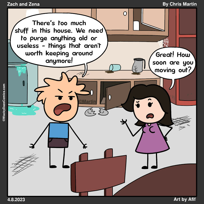 Introducing My "Zach And Zena" Cartoons