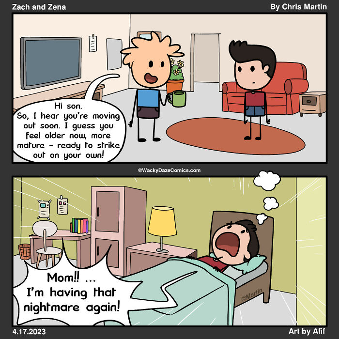 Introducing My "Zach And Zena" Cartoons