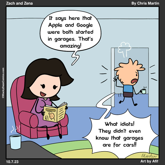 Introducing My "Zach And Zena" Cartoons