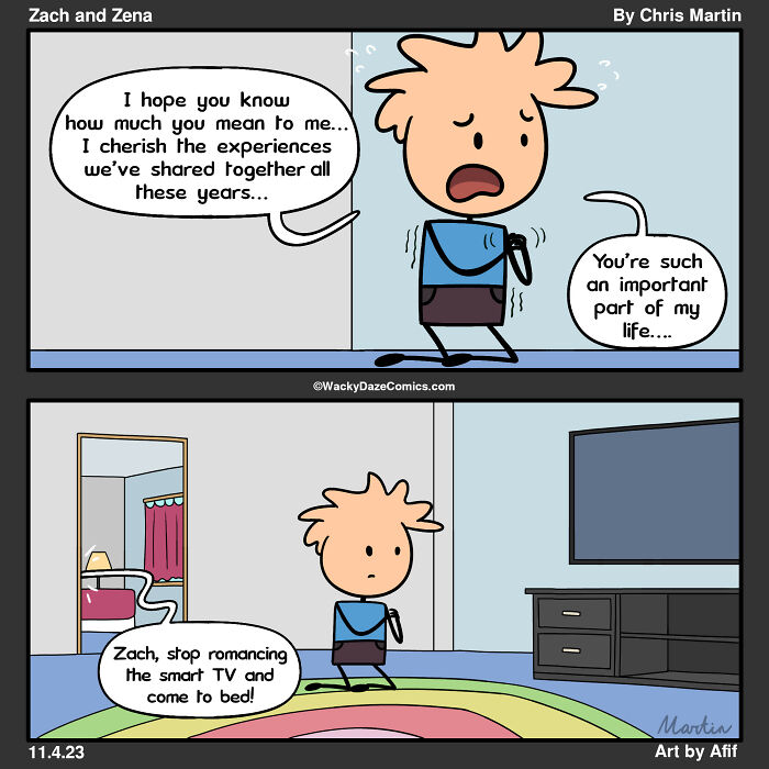 Introducing My "Zach And Zena" Cartoons