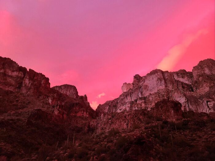 Arizona Sunset Before The Storm
