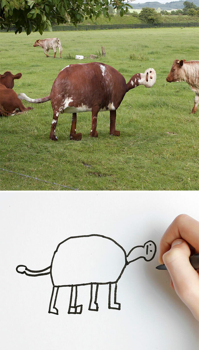 If Kids' Drawings Were Real (31 Pics)