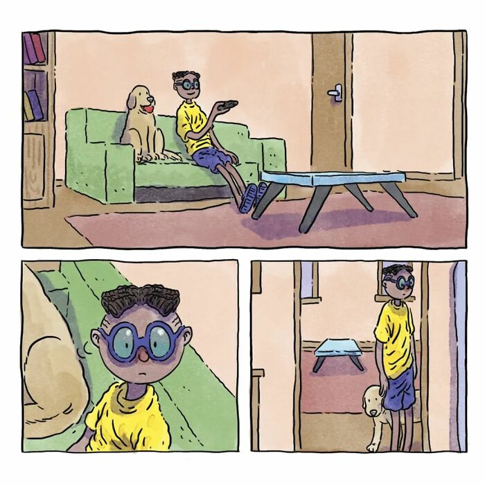 5 Emotivos cómics sobre la vida con un perro y un gato, por Ademar Vieira