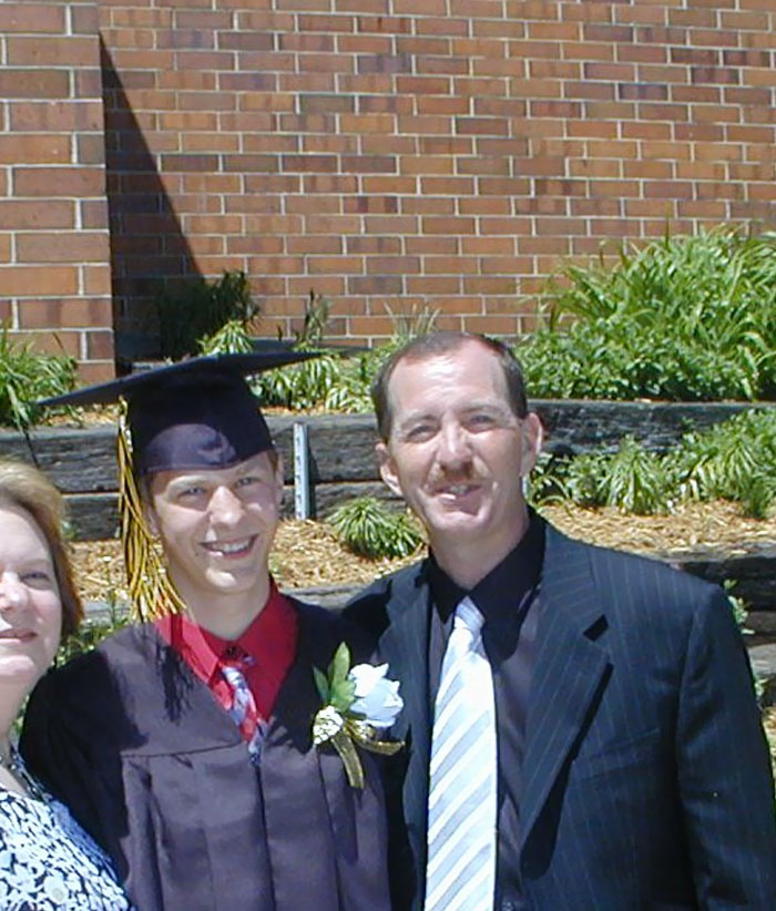 Dad Uncovered This Gem From My High School Graduation. I Wish I Could Say We Staged This
