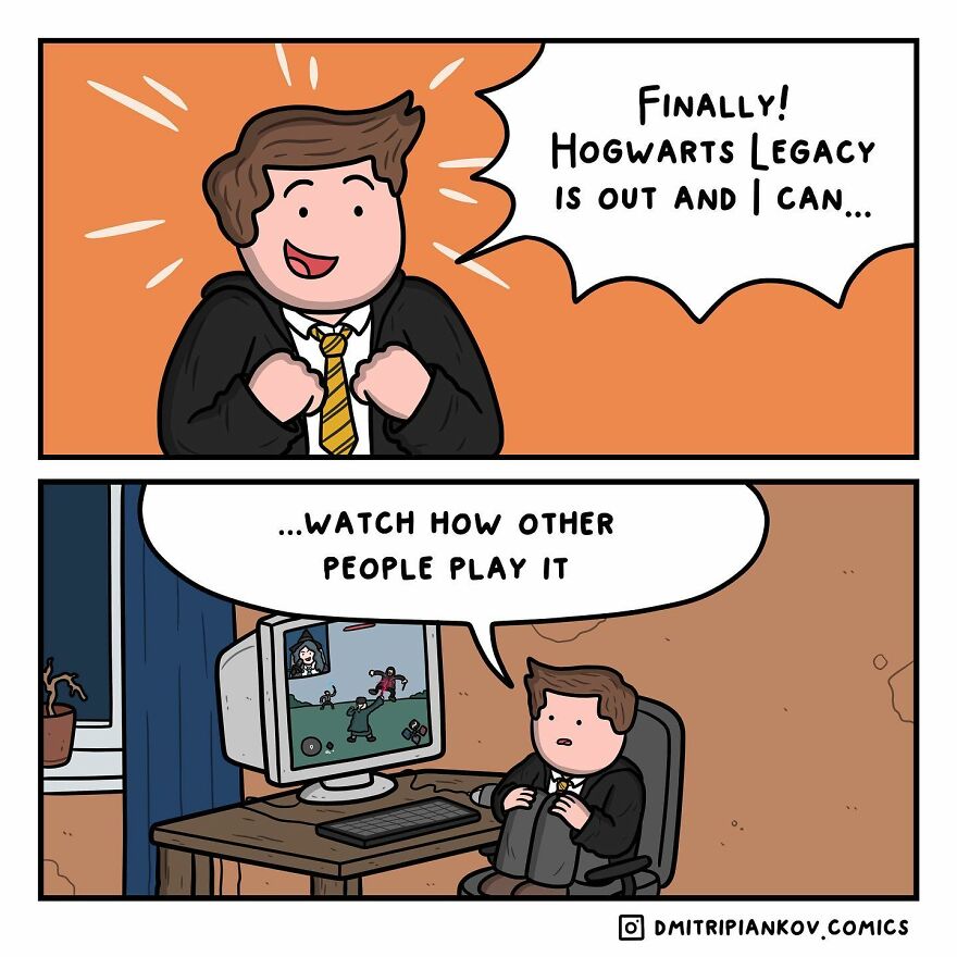 25 New Funny Dark Humor Comics With Twist Endings From Cartoonist Dmitri Piankov