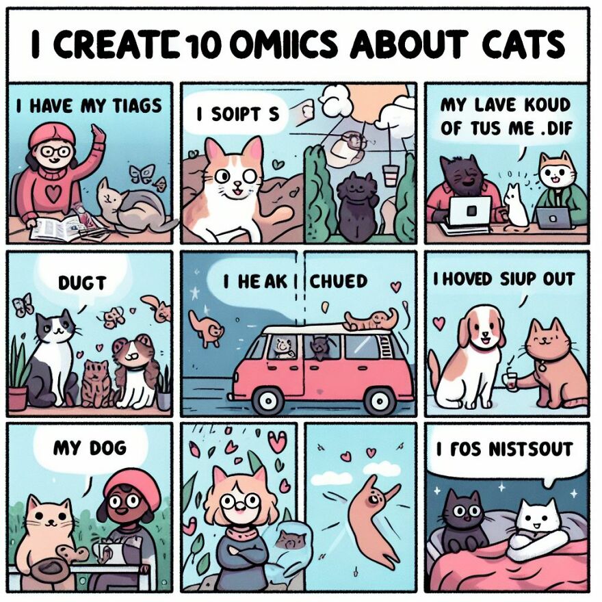 "Fur-Tastic Tales: A Journey Through The Fluffy World Of Cat Comics And Heartwarming Dog Courage"