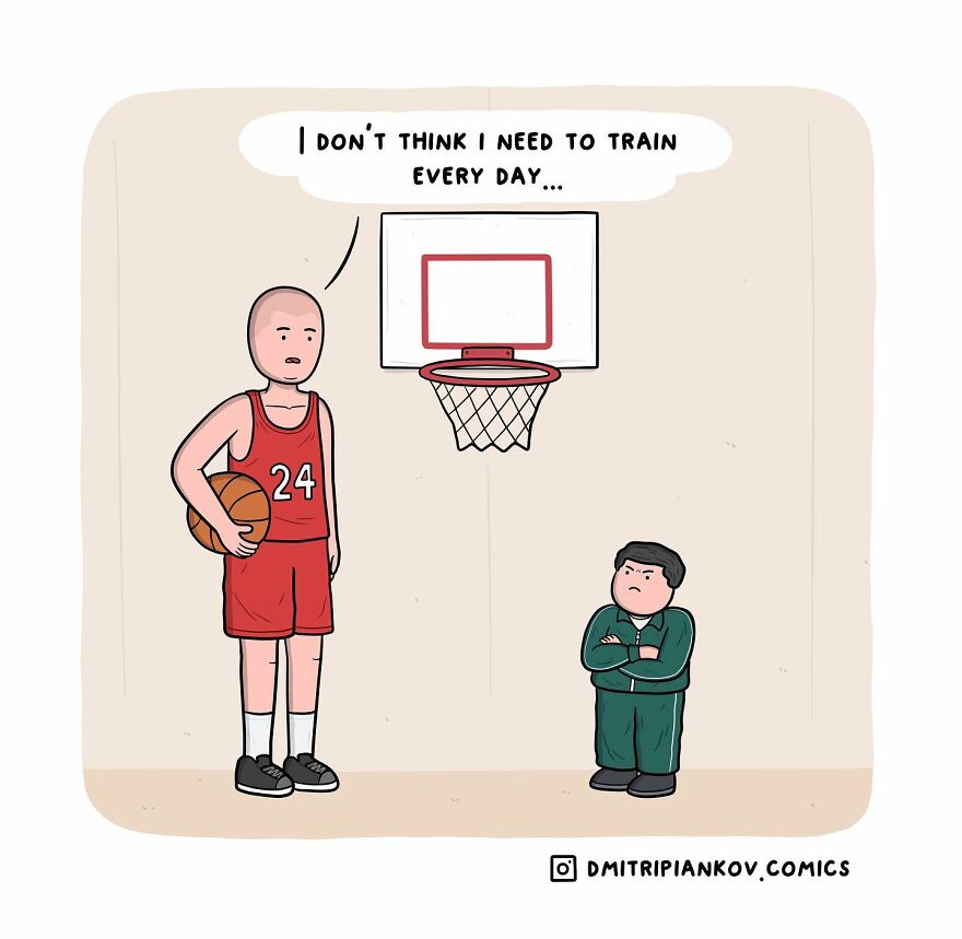 25 New Funny Dark Humor Comics With Twist Endings From Cartoonist Dmitri Piankov