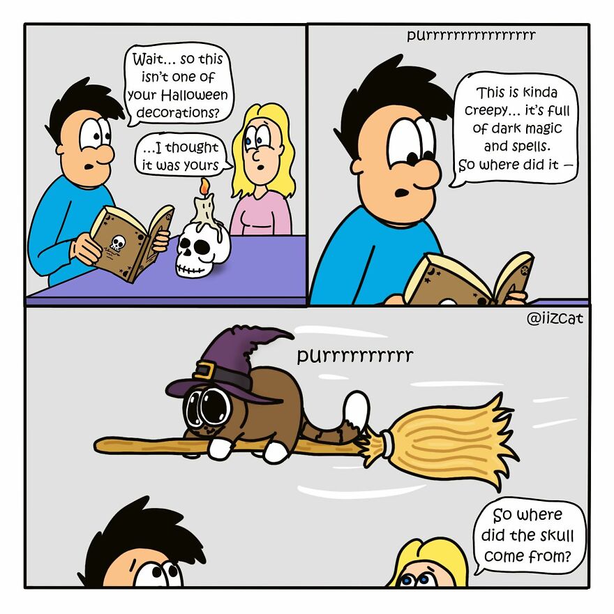 Artist Illustrates Relatable Moments From Life With A Cat, And Many Cat Owners Can Relate (20 New Pics)