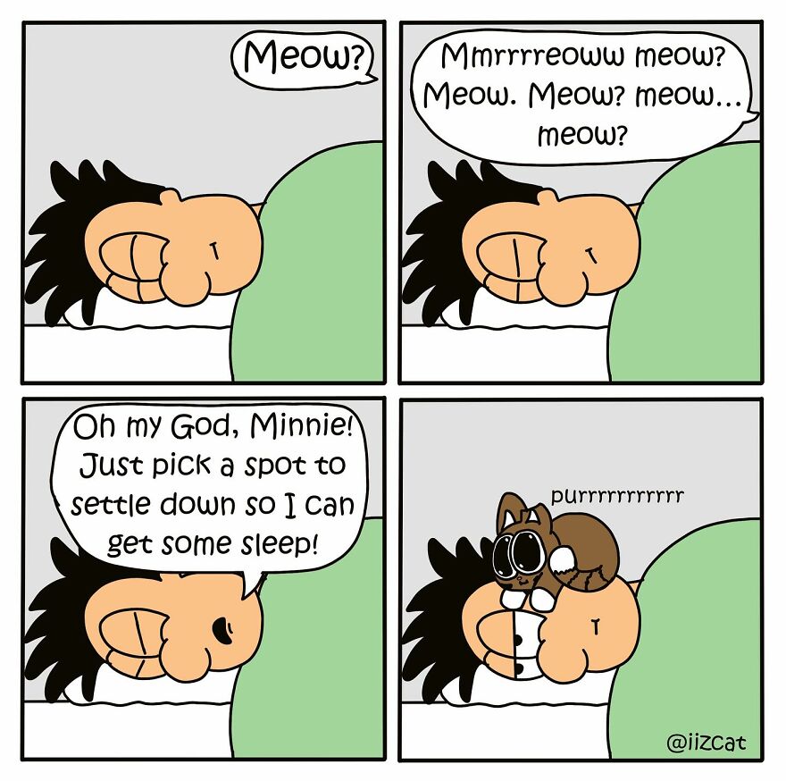 Artist Illustrates Relatable Moments From Life With A Cat, And Many Cat Owners Can Relate (20 New Pics)