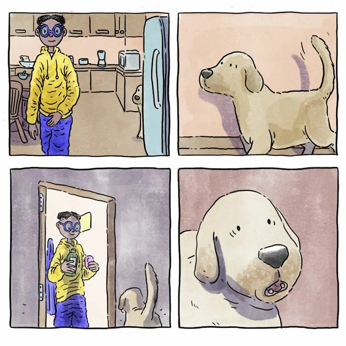 5 Emotivos cómics sobre la vida con un perro y un gato, por Ademar Vieira