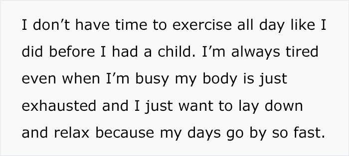 New Mom Asks If She’s Wrong For Letting Herself Go After Husband Confesses He Wants To Cheat New Mom Asks If She’s Wrong For Letting Herself Go After Husband Confesses He Wants To Cheat