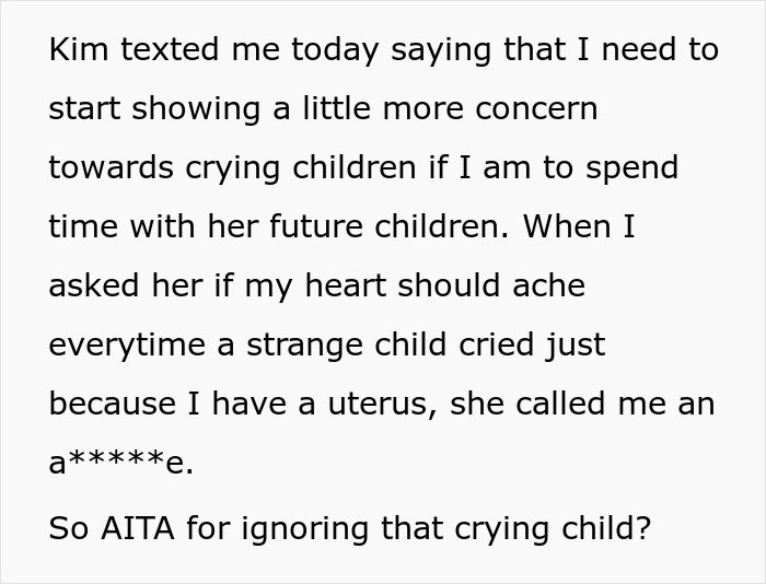 “AITA For Ignoring A Crying Baby In A Restaurant And Continuing To Enjoy My Dessert?” “AITA For Ignoring A Crying Baby In A Restaurant And Continuing To Enjoy My Dessert?”