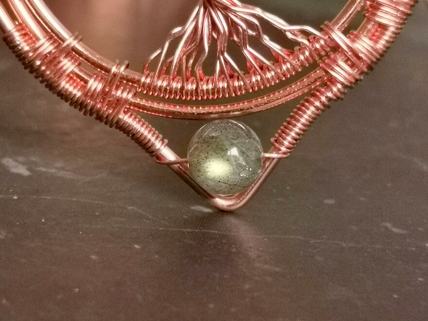 I Used Ten Meters Of Copper Wire To Make This Tree Armband I Used Ten Meters Of Copper Wire To Make This Tree Armband