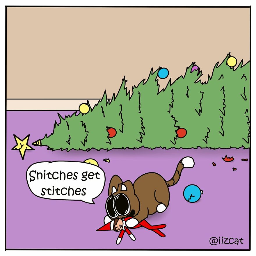 Artist Illustrates Relatable Moments From Life With A Cat, And Many Cat Owners Can Relate (20 New Pics)