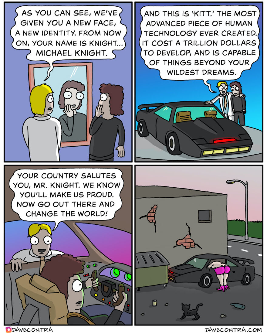 31 Comics With Unexpectedly Dark Twists By Dave Contra (New Pics)