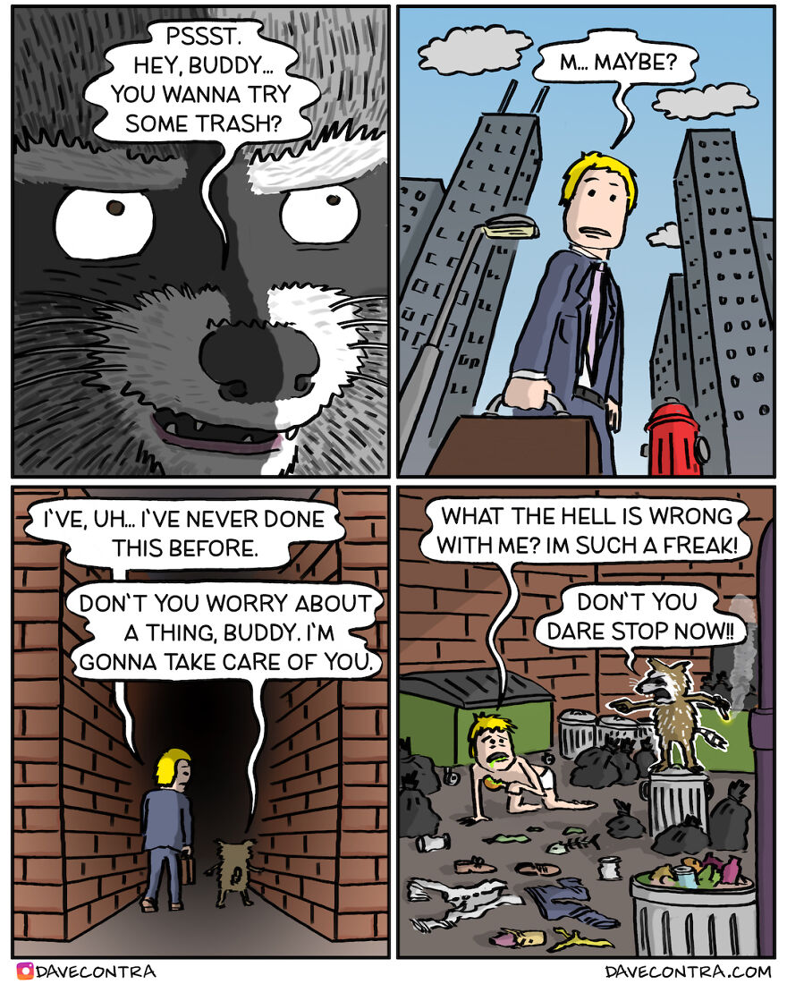 31 Comics With Unexpectedly Dark Twists By Dave Contra (New Pics)