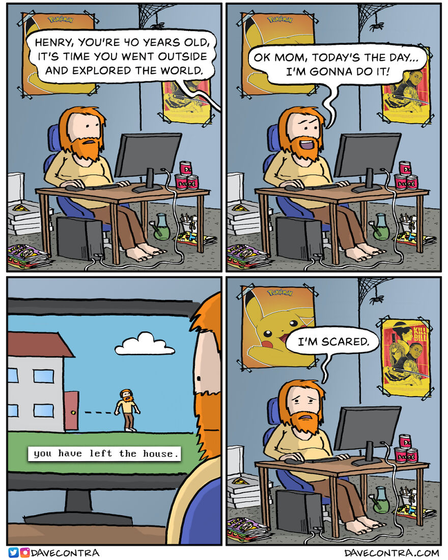 31 Comics With Unexpectedly Dark Twists By Dave Contra (New Pics)