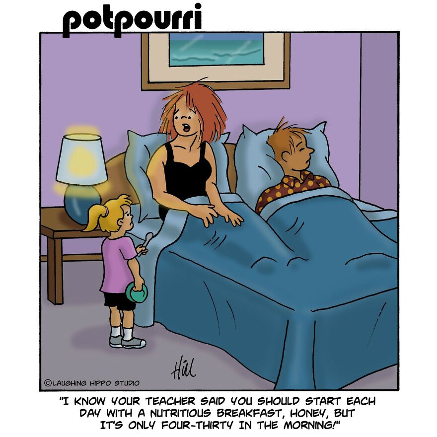 67 One-Panel Comics That Might Brighten Your Day By Laughing Hippo Studio (New Pics)