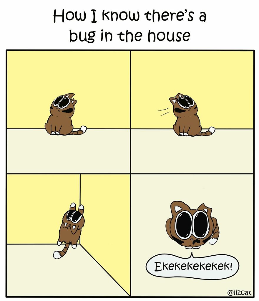 Artist Illustrates Relatable Moments From Life With A Cat, And Many Cat Owners Can Relate (20 New Pics)