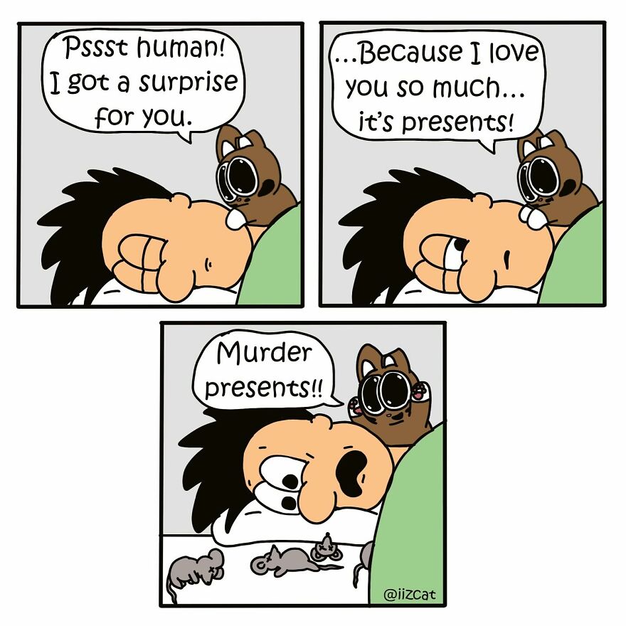 Artist Illustrates Relatable Moments From Life With A Cat, And Many Cat Owners Can Relate (20 New Pics)