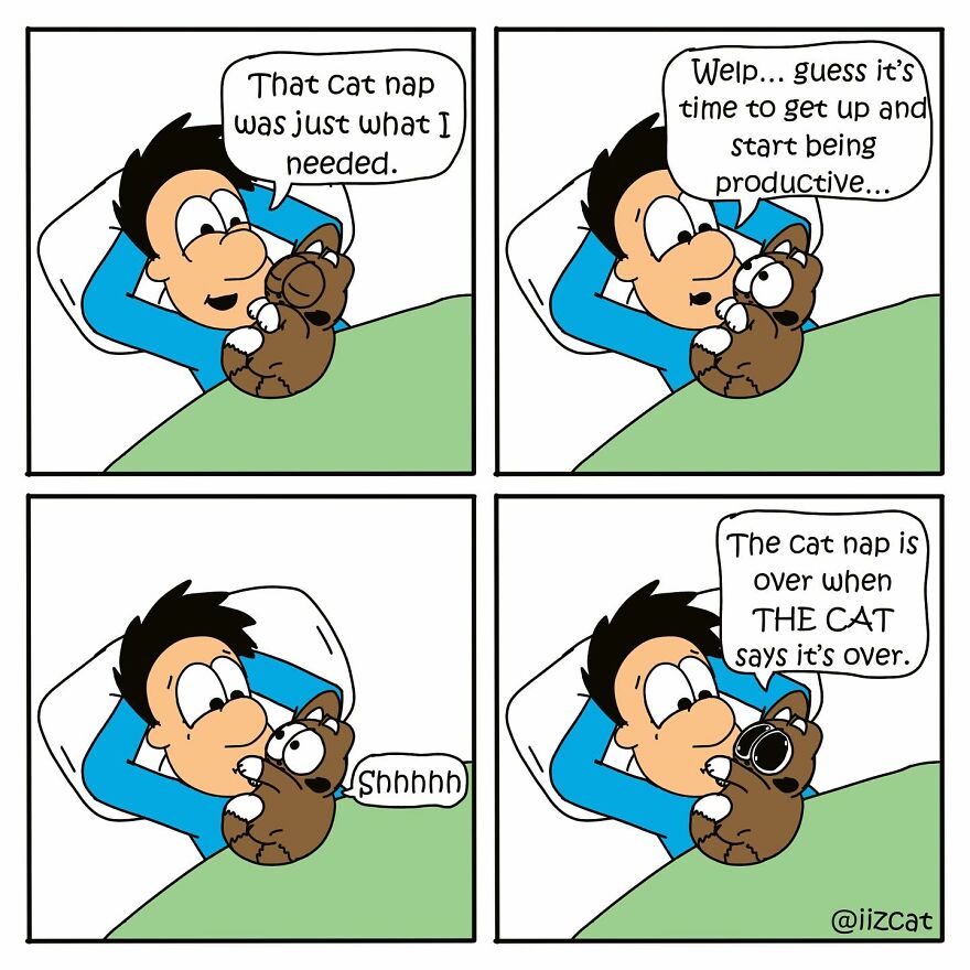 Artist Illustrates Relatable Moments From Life With A Cat, And Many Cat Owners Can Relate (20 New Pics)