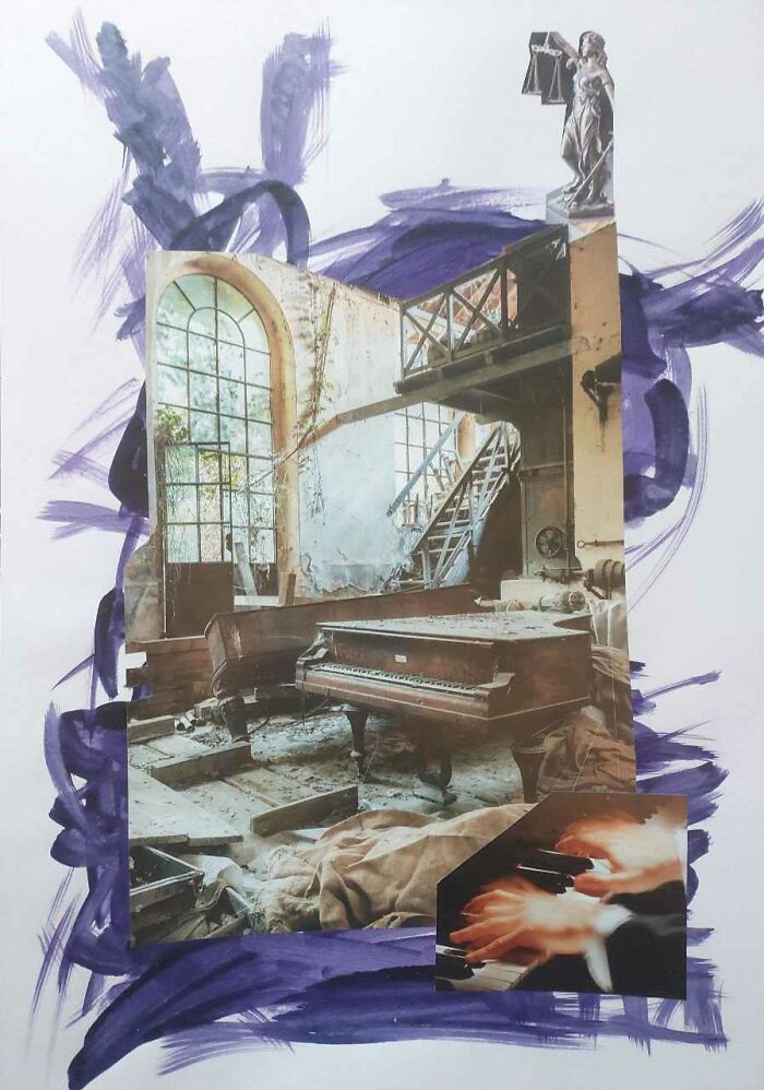 "Stepping Into The World": A Collage Exhibition By Galina Shevtsova "Stepping Into The World": A Collage Exhibition By Galina Shevtsova