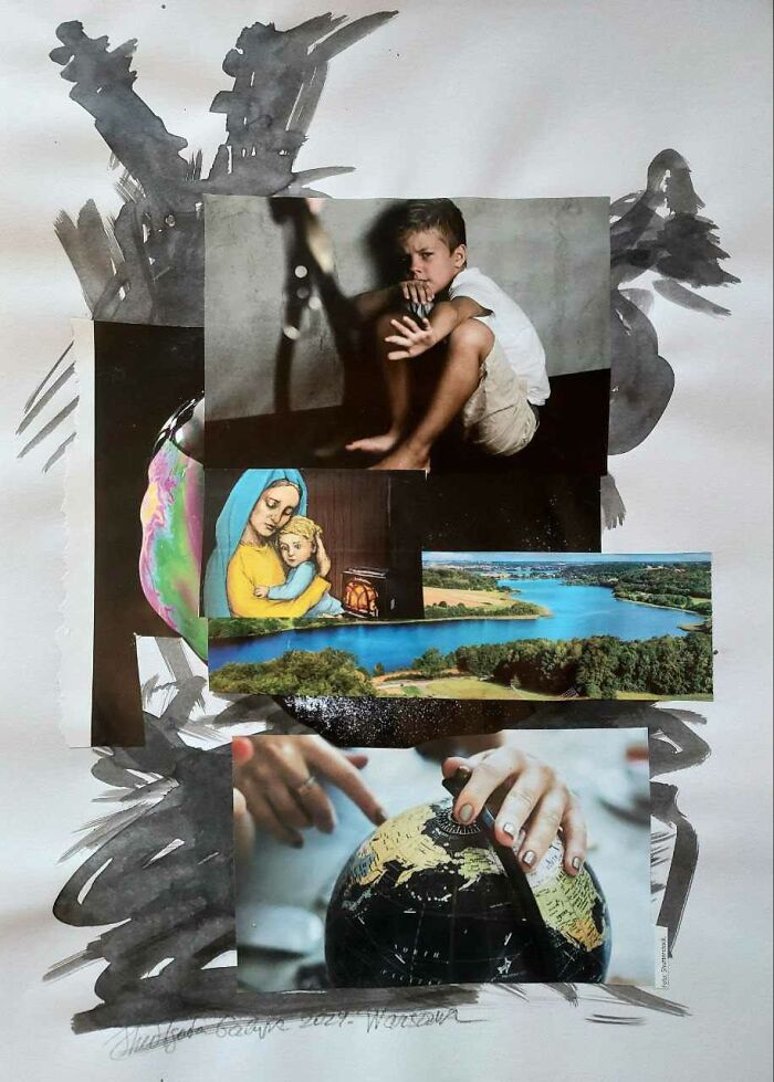 "Stepping Into The World": A Collage Exhibition By Galina Shevtsova "Stepping Into The World": A Collage Exhibition By Galina Shevtsova