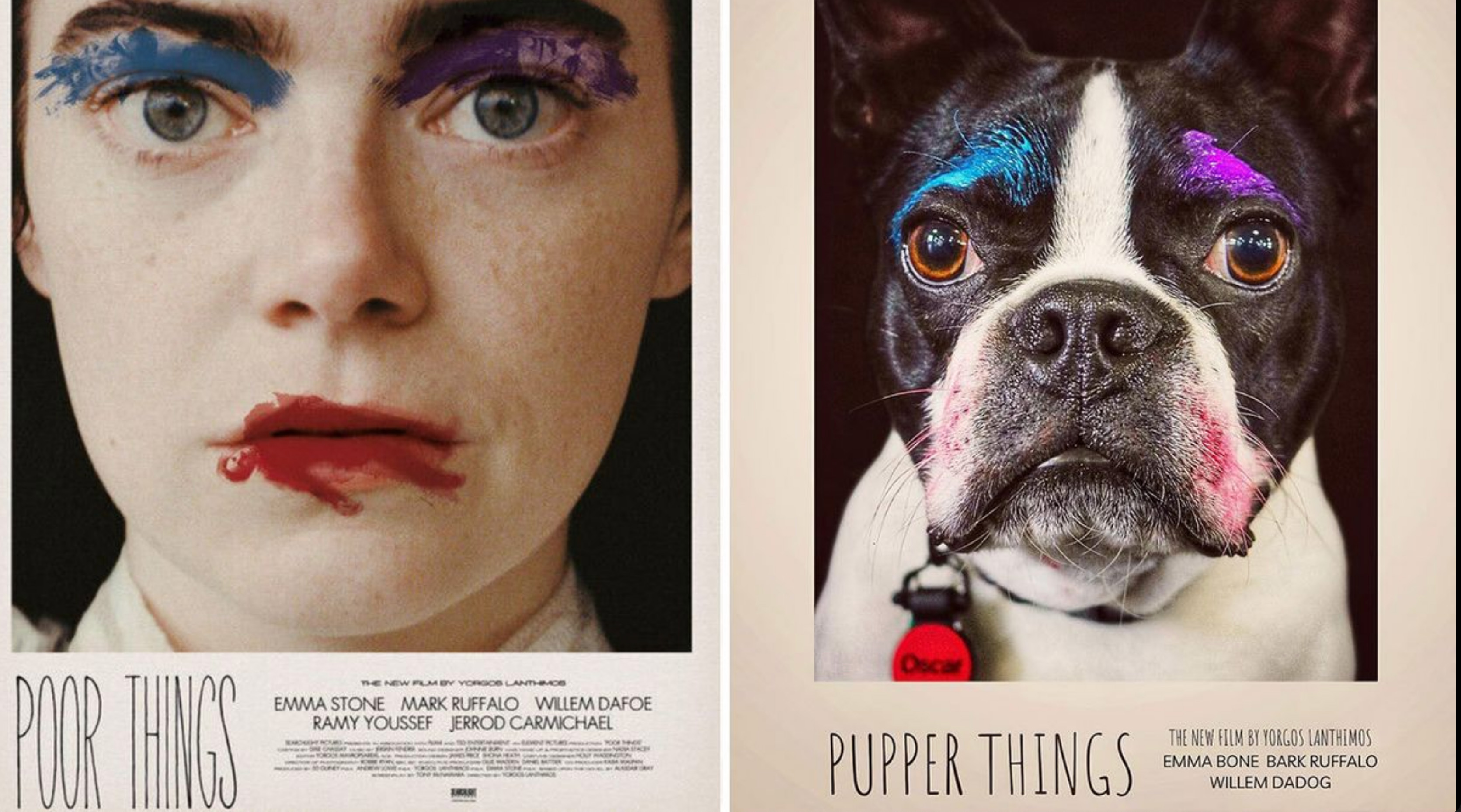 Dog Daycare Steals The Show, Recreating Hilarious Movie Posters Of Oscar-Nominated Films (10 Posters)