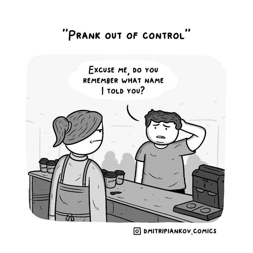 25 New Funny Dark Humor Comics With Twist Endings From Cartoonist Dmitri Piankov