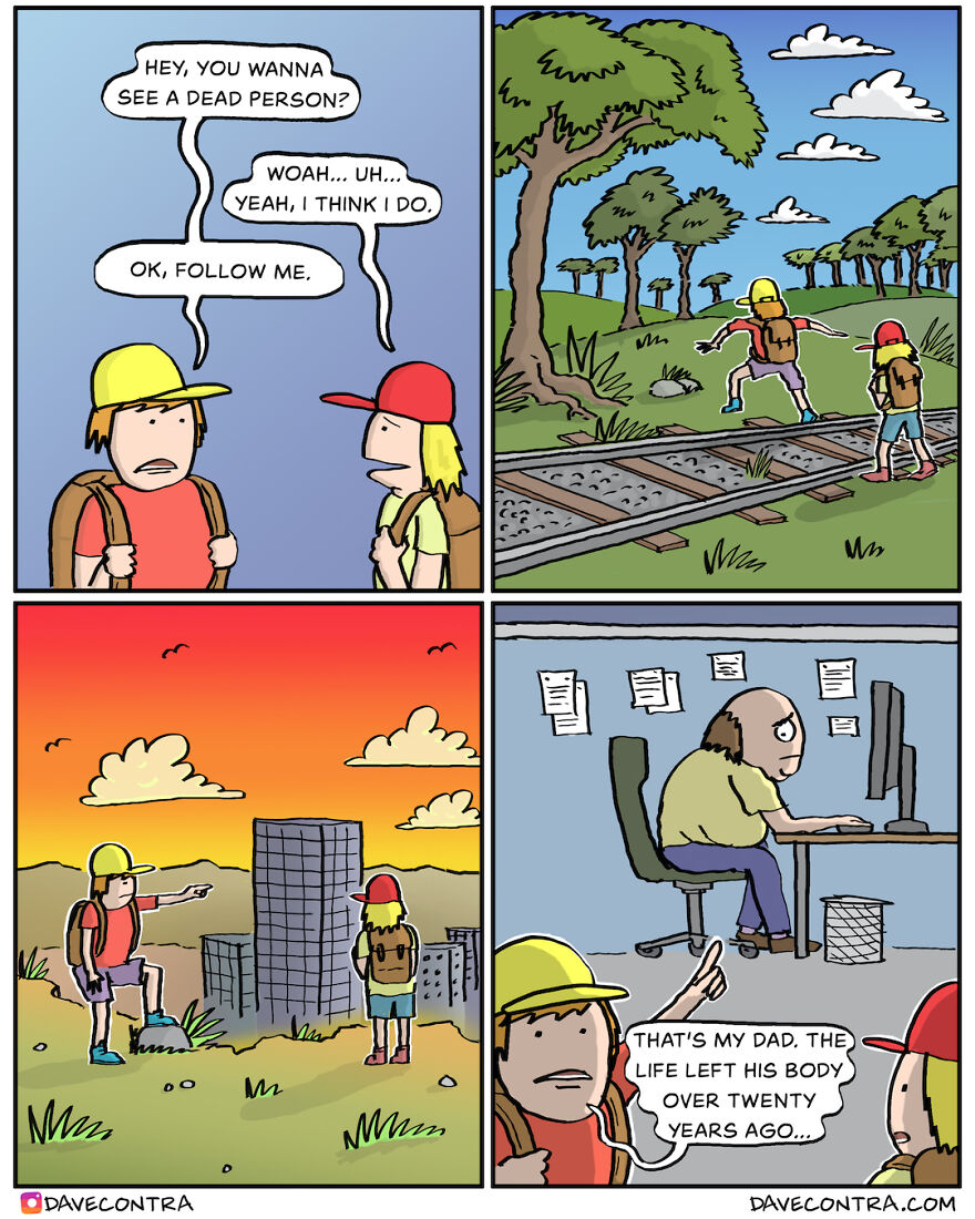 31 Comics With Unexpectedly Dark Twists By Dave Contra (New Pics)