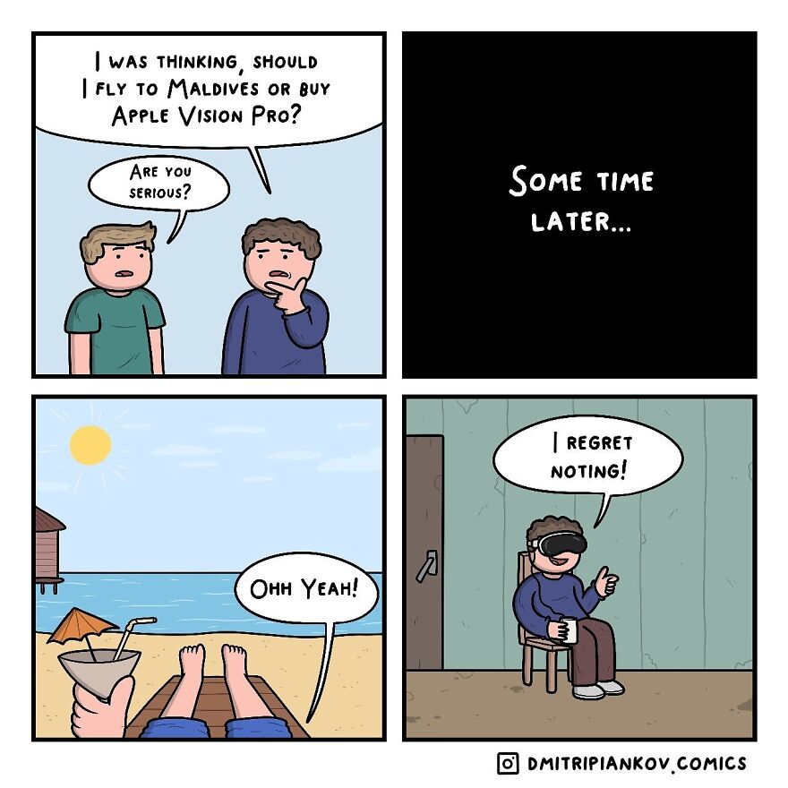 25 New Funny Dark Humor Comics With Twist Endings From Cartoonist Dmitri Piankov