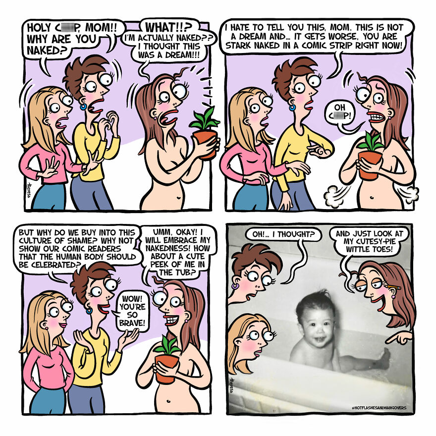 Caught Naked On Bored Panda!