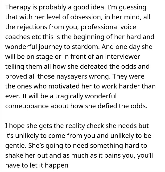 Teenager Thinks She's Going To Be A Famous Singer, Mom Gives Her A Reality Check