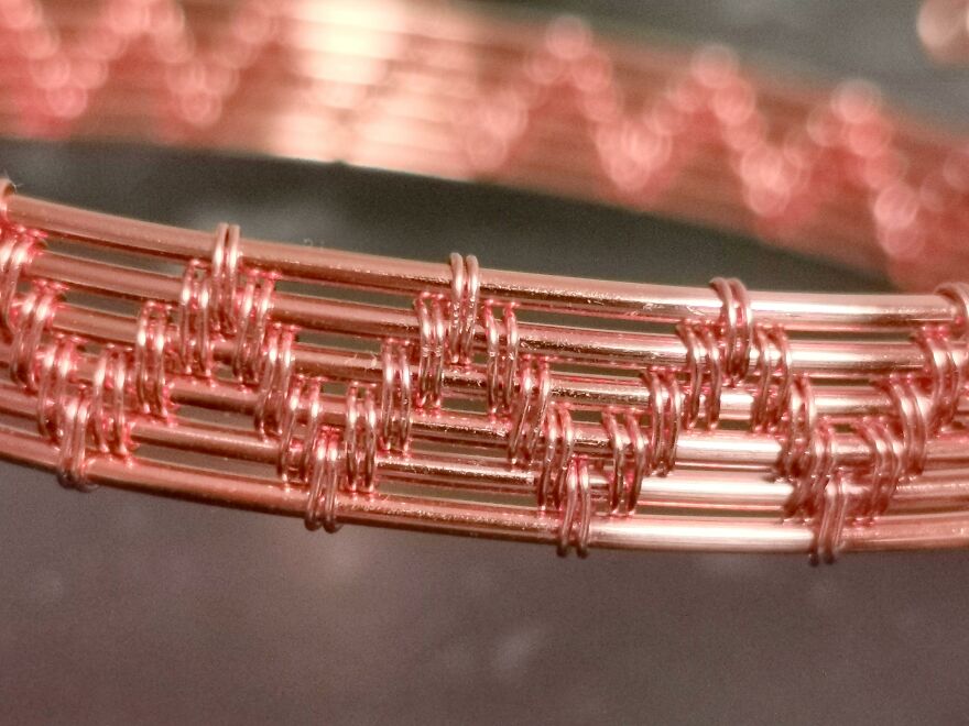 I Used Ten Meters Of Copper Wire To Make This Tree Armband I Used Ten Meters Of Copper Wire To Make This Tree Armband