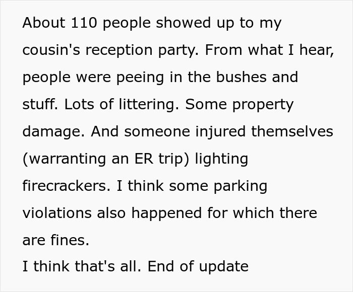 Woman Offers To Host Cousin’s Wedding, Changes Her Mind After Bridezilla Shows Her True Colors Woman Offers To Host Cousin’s Wedding, Changes Her Mind After Bridezilla Shows Her True Colors