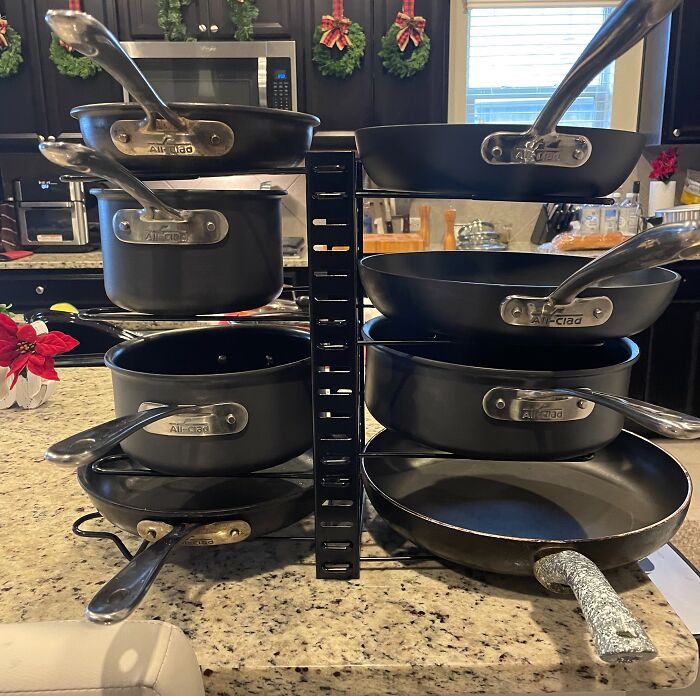  G-Ting Pot Rack : 8 Tiers Of Kitchen Bliss - Because Pots And Pans Deserve To Be Organized In Style!