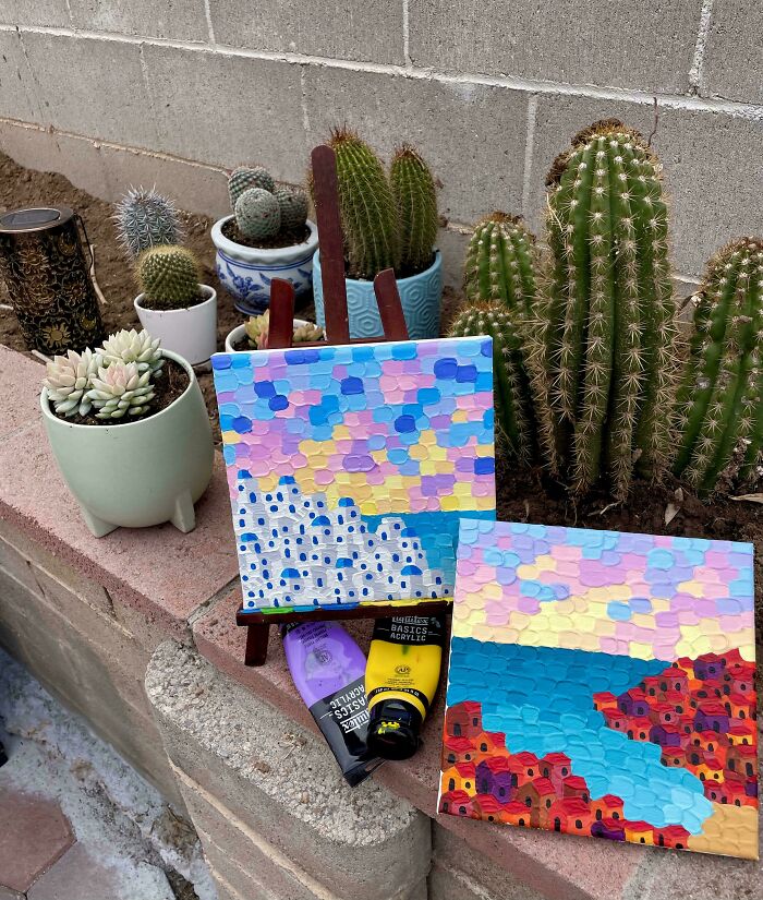 Decided To Paint In My Garden Today