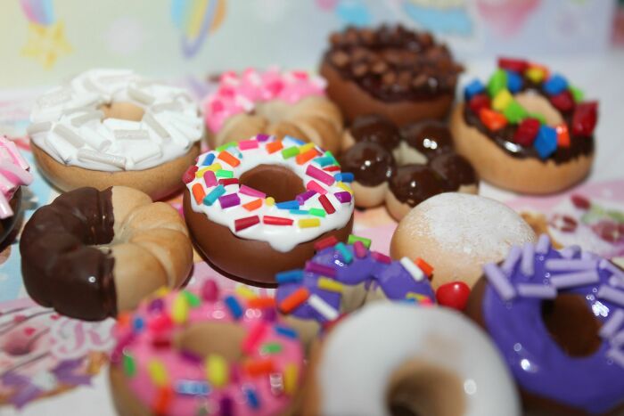 I Made Some Polymer Clay Donuts, What Do The Lovely People Of Craftit Think? :)