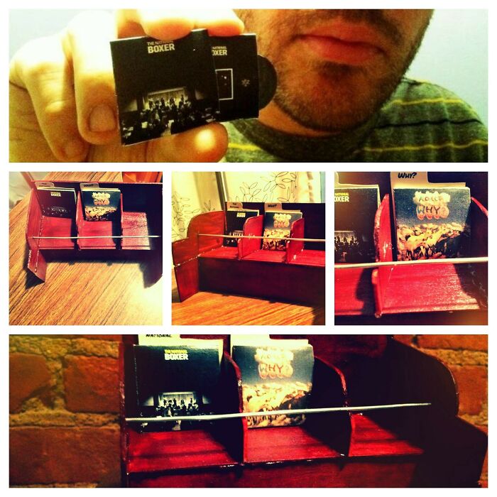 Really Enjoy Making Miniature Things. I Recently Started Making Miniature Vinyl Records As Well As Some Furniture For Them To Sit On