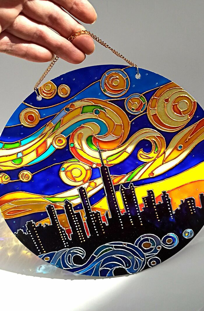 This Is The First Suncatcher I Made. One More Is On The Way!