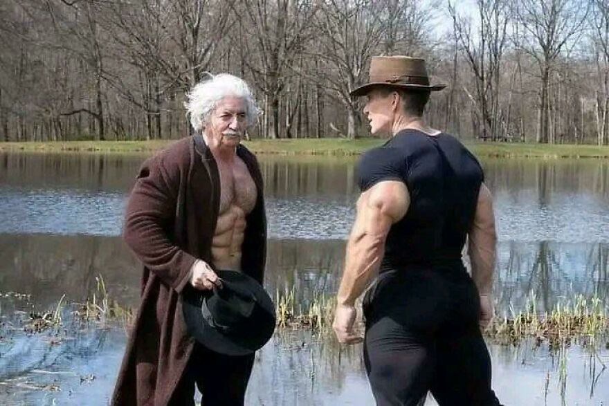 There Were 2 Versions Of Oppenheimer Movie, One By Christopher Nolan The Other By Zack Snyder. They Really Should Release Zack Snyder's Oppenheimer, This Is A Leaked Picture Of What We Could Have Had