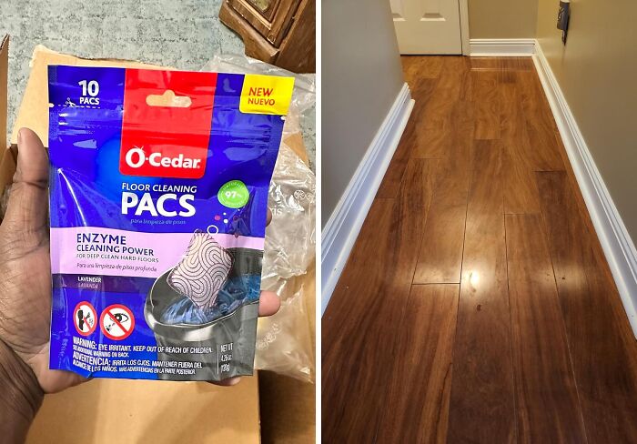 Transform Your Cleaning Routine With The Hard Floor Cleaner Infused With A Crisp Citrus Scent