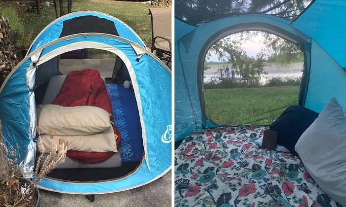 Experience Effortless Camping With The Easy Pop Up Tent: Waterproof Shelter For 2-4 People!