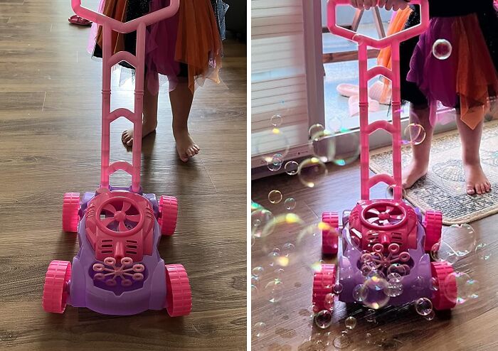 Watch Your Toddler Bubble With Joy: Introducing The Bubble Lawn Mower, Fun For Little Gardeners!
