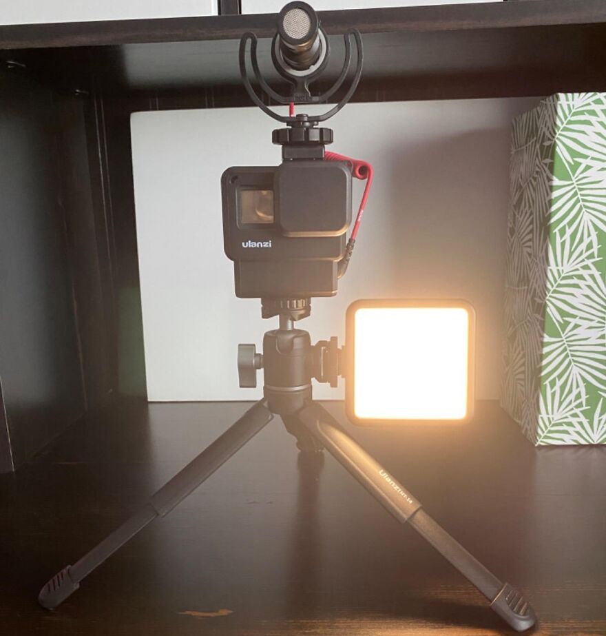 Light Up Your Shots: Vl-81 LED Video Light With Softbox For Perfect Photography!