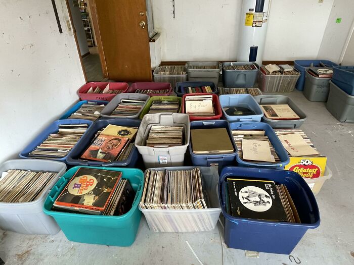 Today We Inherited My Boyfriend's Grandfather’s Vinyl Collection